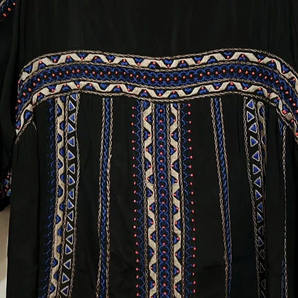 Nanette Lepore silk beaded dress - Picture 3 of 6